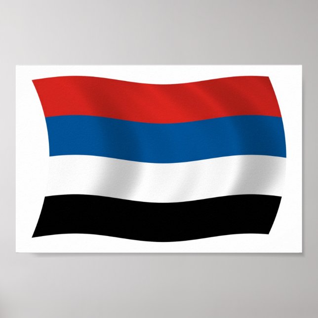 Affiche de drapeau des peuples autochtones de Colo (Devant)