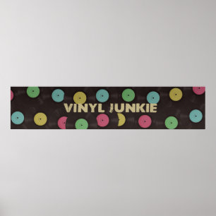 Affiche de drogué de vinyle