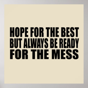 Affiche de drôles sarcastiques