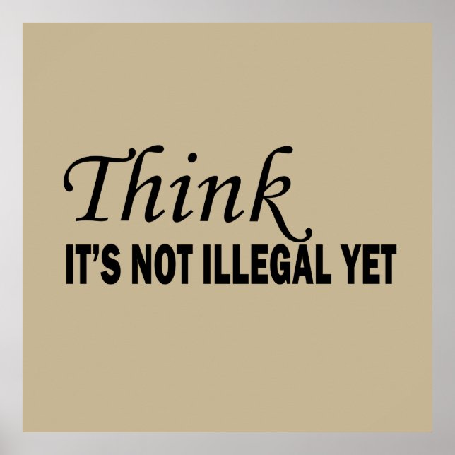 Affiche de drôles sarcastiques (Devant)