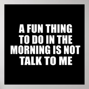 Affiche de drôles sarcastiques