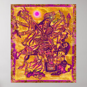 Affiche de Durga de déesse
