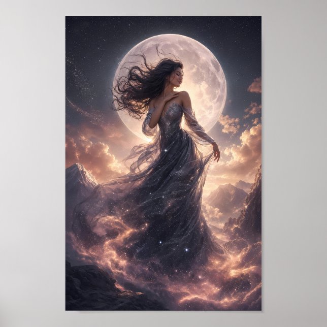 Affiche de fantaisie Moonlit Starlit Grace (Devant)