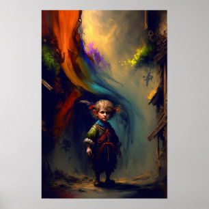 Affiche de Fantasy Halfling Rogue   Art RPG 2
