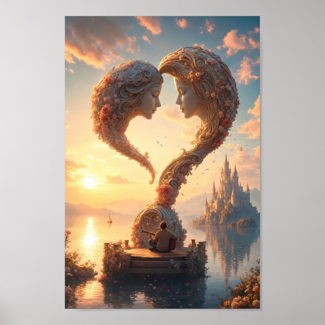 Affiche de Fantasy Lever de Soleil Âmes Soeurs Cél (Devant)