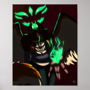 Affiche de fantasy sombre Tyto et Cylla