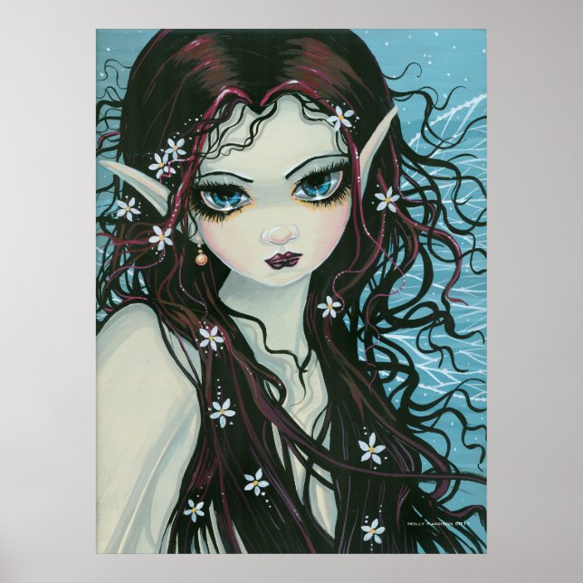 Affiche de fée aux grands yeux Flower Child (Devant)