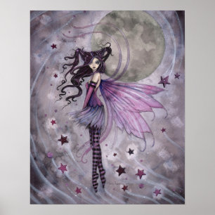 Affiche de fée gothique Purple Passion