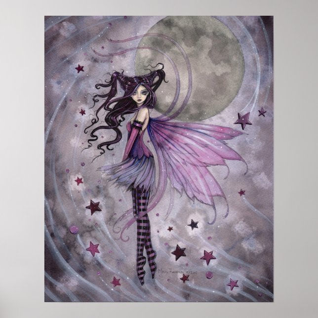 Affiche de fée gothique Purple Passion (Devant)