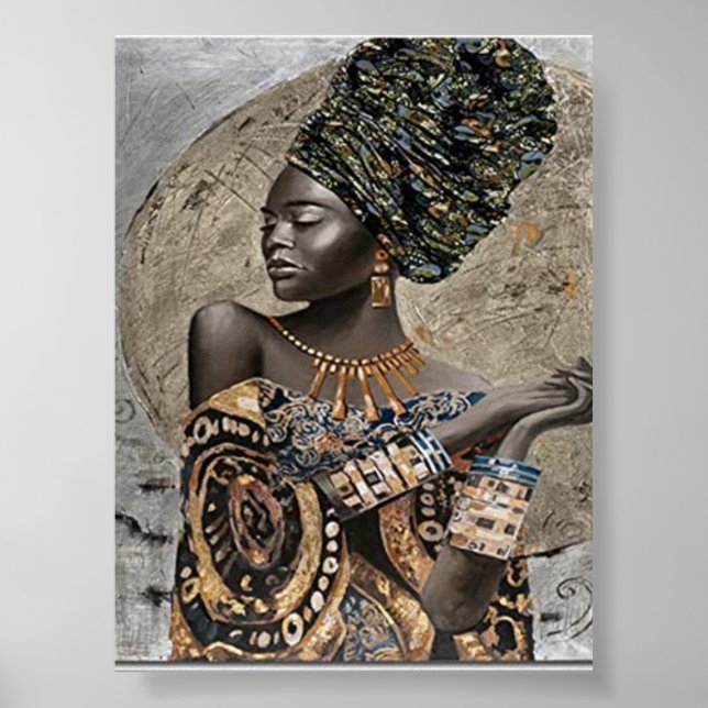 Affiche de femme américaine (Devant)