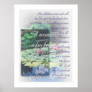 Affiche de femme des proverbes 31