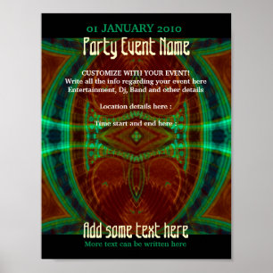 Affiche de fête #012a Affiche