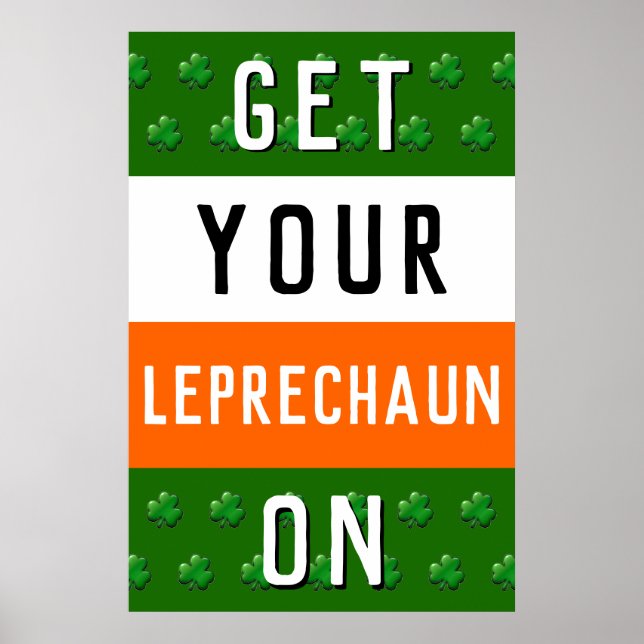Affiche de fête de la Saint-Patrick (Devant)