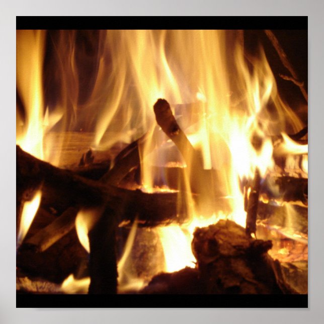 affiche de feu de camp (Devant)