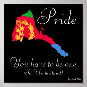 affiche de fierté d'eritrean