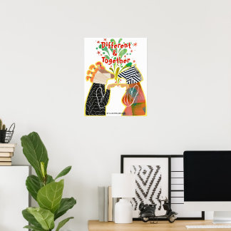 Affiche de fierté Different & Together – Prin d'ar