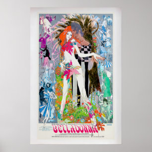 Affiche de film Belladonna  Affiche vintage d'anim