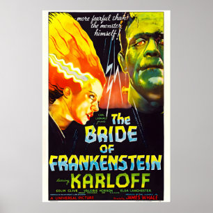 Affiche de film Bride of Frankenstein 1935