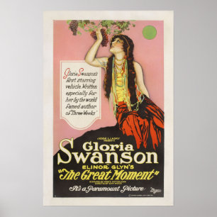 Affiche de film de Gloria Swanson Jesse Lasky