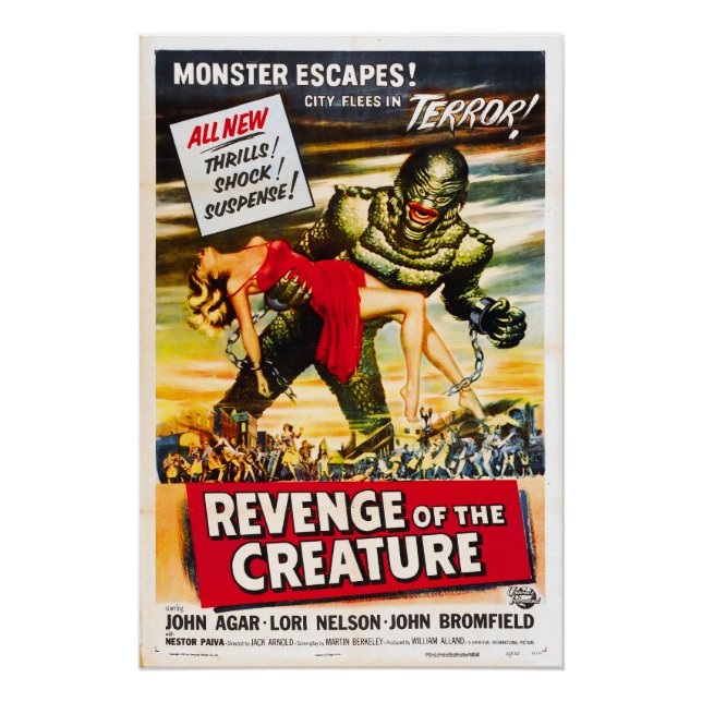 Affiche de film de monstre d'horreur (Devant)