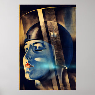 Affiche de film de science-fiction de style vintag