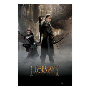 Affiche de film de TAURIEL™ et de LEGOLAS