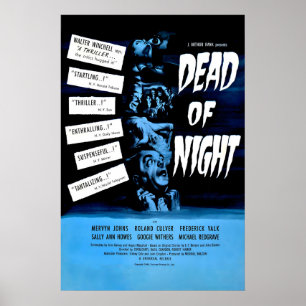 Affiche de film Dead of Night 1945 A5-A1 40s