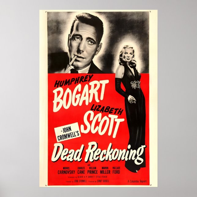 Affiche de film Dead Reckoning 1946 PRINT A5-A1 40 (Devant)