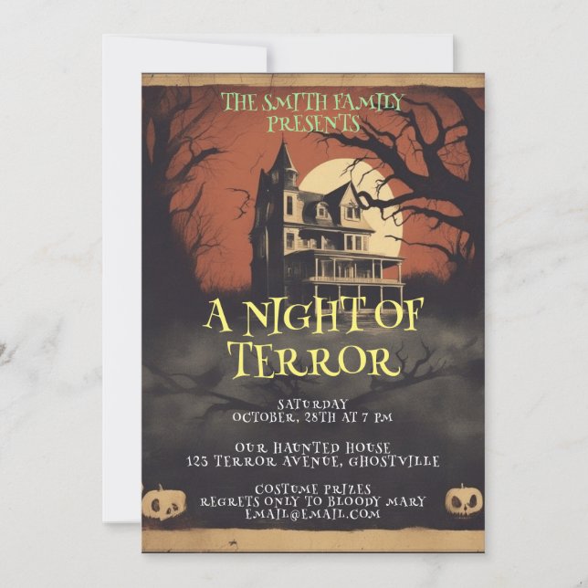 Affiche de film d'horreur Invitation à une fête d' (Devant)