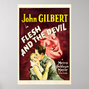 Affiche de film Flesh and the Devil 1926 IMPRIMÉE