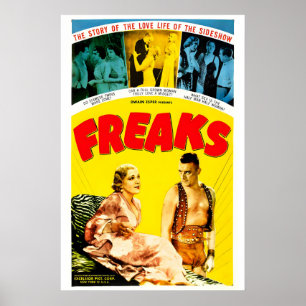 Affiche de film Freaks 1932 Film Hollywood classiq