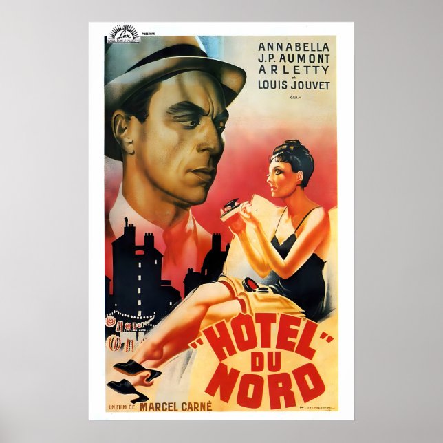Affiche de film Hotel du Nord 1938 Impression A1 3 (Devant)