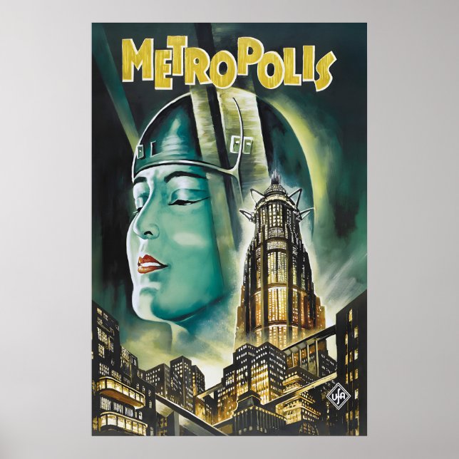 Affiche de film Metropolis (1927) Fritz Lang Film (Devant)