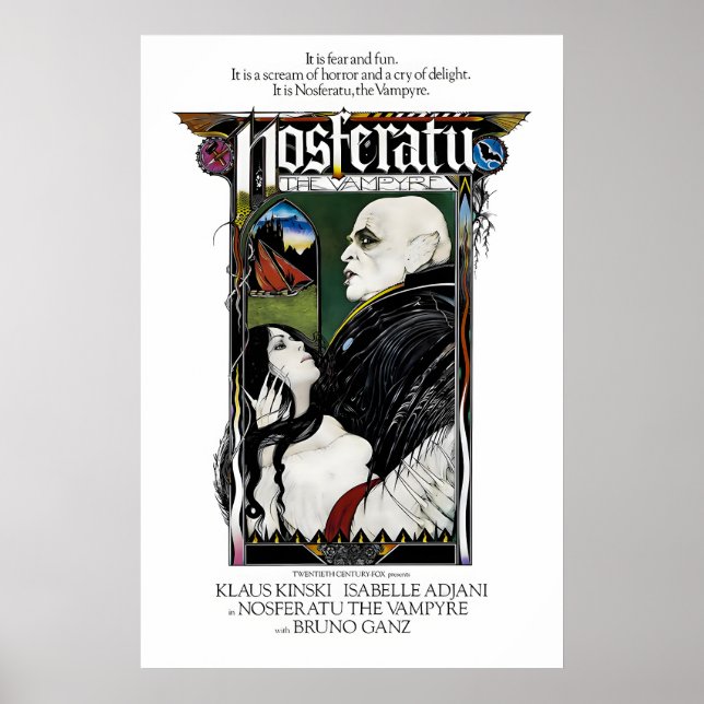 Affiche de film Nosferatu A2  Impression d'art mat (Devant)