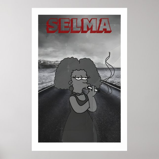 Affiche de film Selma Simpsons Impression d'art Ré (Devant)