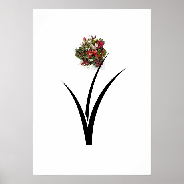 Affiche de fleurs (Devant)