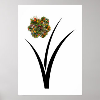 Affiche de fleurs