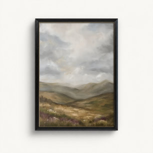 Affiche de fleurs sauvages de la vallée de Moody M