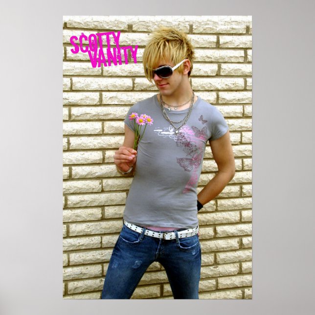 Affiche de fleurs Scotty Vanity (Devant)