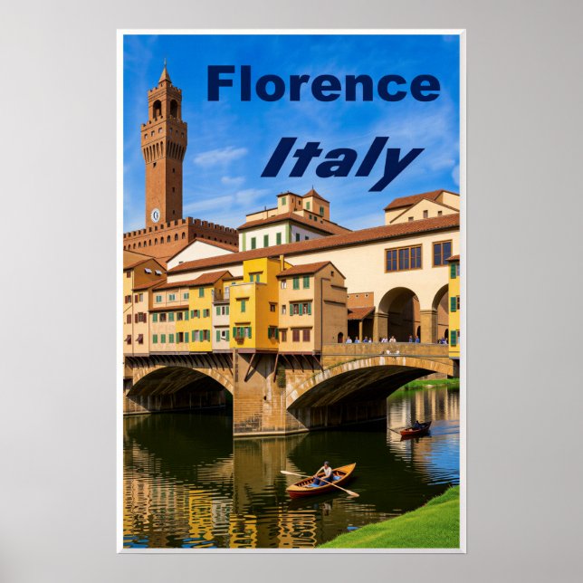 Affiche de Florence, Italie (Devant)