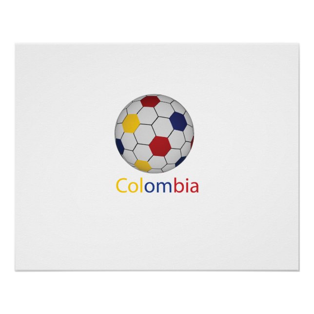 Affiche de football en Colombie (Devant)