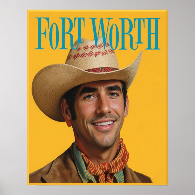 Affiche de Fort Worth, Texas (Devant)
