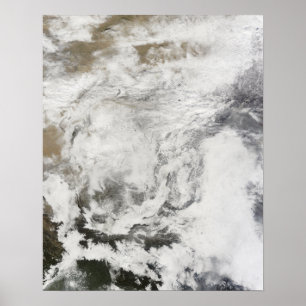 Affiche De fortes chutes de neige en Chine