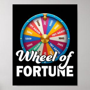Affiche De Fortune Vêtements Roue De Fête des pères De For