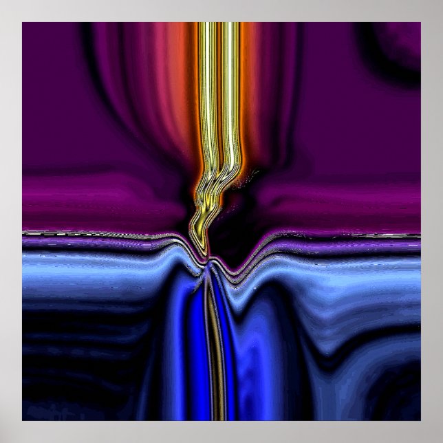 Affiche de foudre de nuit (Devant)