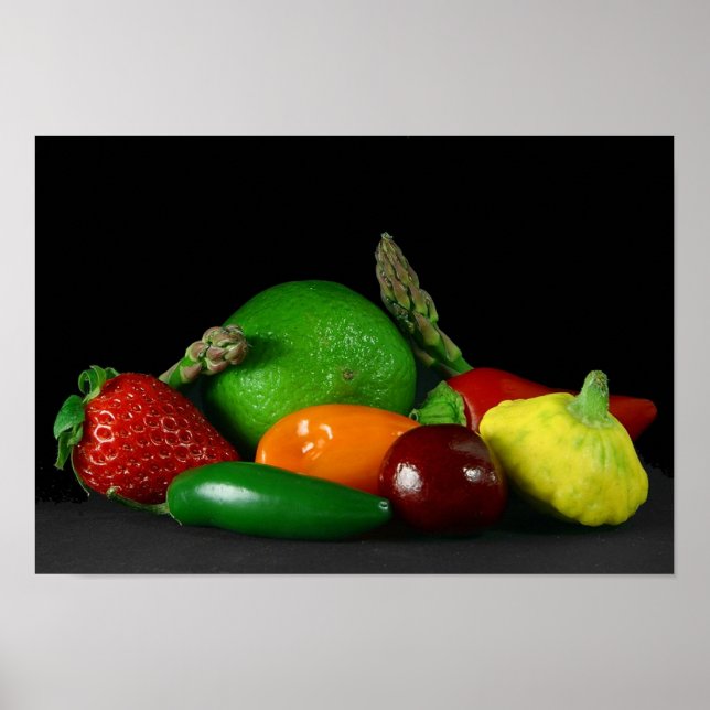 affiche de fruits et légumes DE 14.95 (Devant)