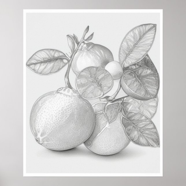 Affiche de fruits Wall Art (Devant)