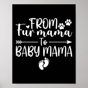 Affiche De Fur Mama À Baby Mama Grossesse Chien Propriétai
