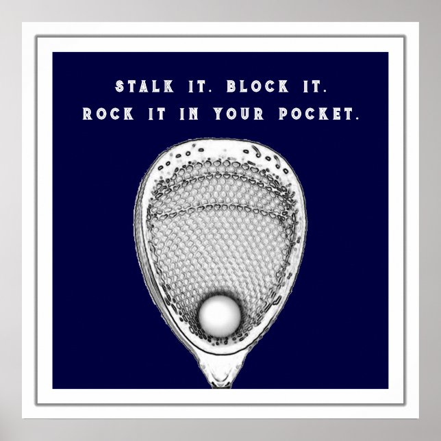 Affiche de gardien de crosse (Devant)