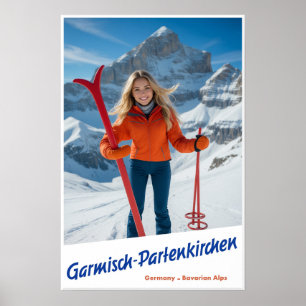 Affiche de Garmisch-Partenkirchen Allemagne